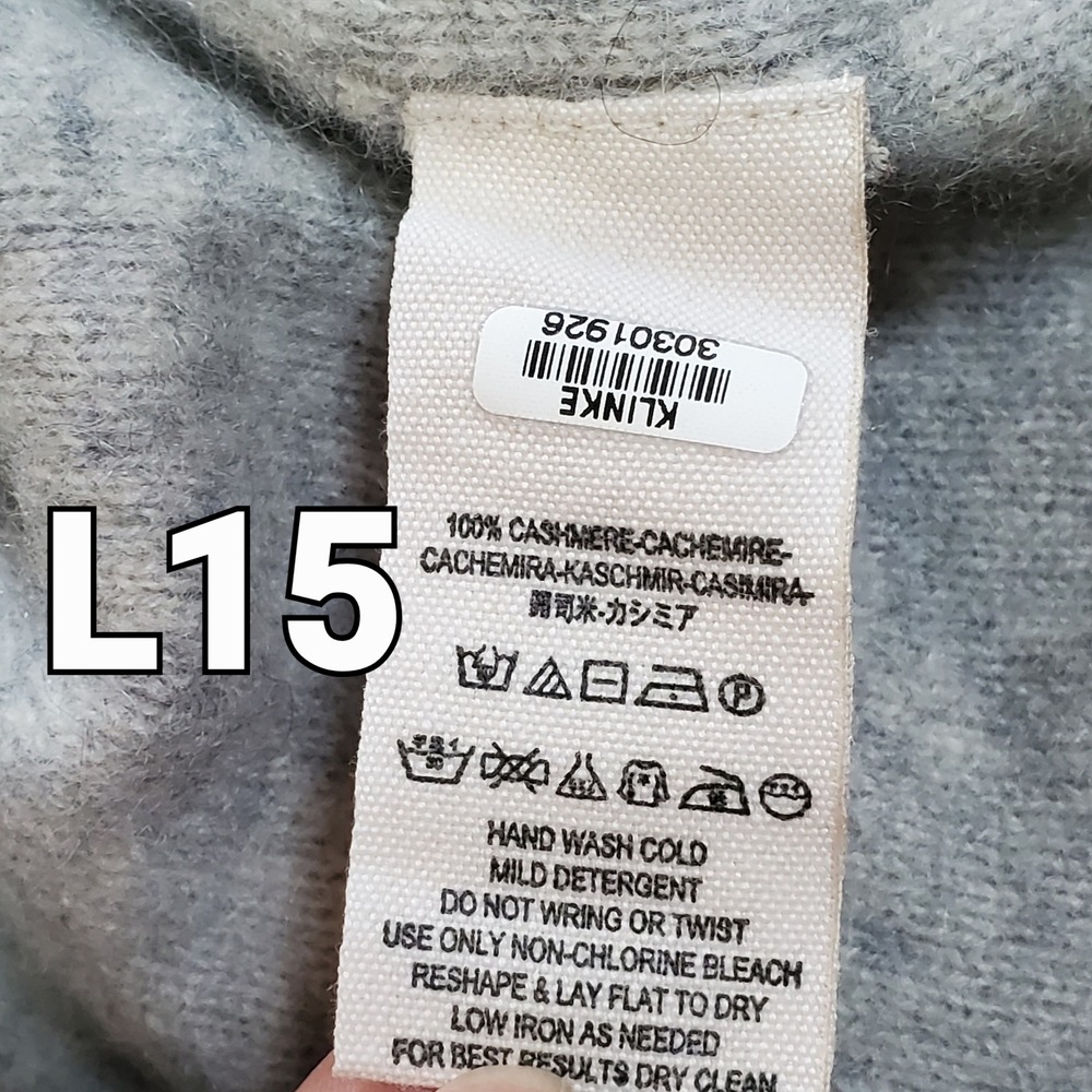 Free People Now Or Never Cashmere Sweater Quiet Luxury Gray S Cozy Minimalist - Picture 5 of 5